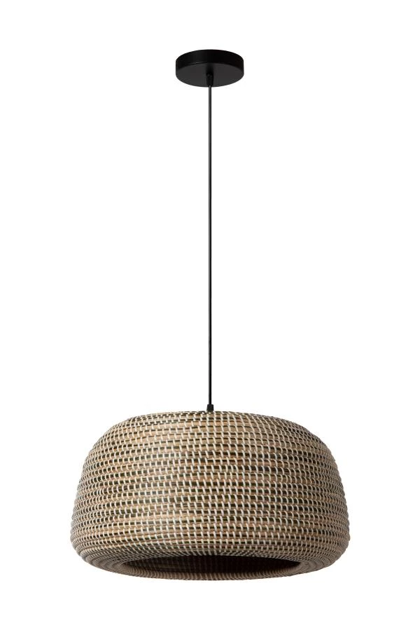 Lucide Premium MADUKA - Pendant light - 1xE27 - Brown - turned off